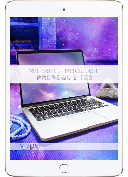 Website Project Prerequisite e-Book - Design by My Soul Essentials